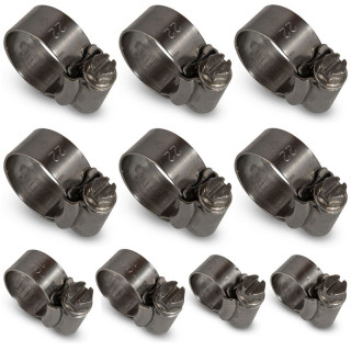 Samco Sport APRILIA  Nerūsējošā tērauda, dzesēšanas šķidruma cauruļu, skavu komplekts CKAPR-8