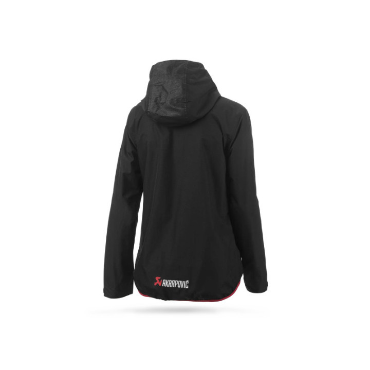 Akrapovič Corpo sieviešu vējjaka, melna, 2XL izmērs