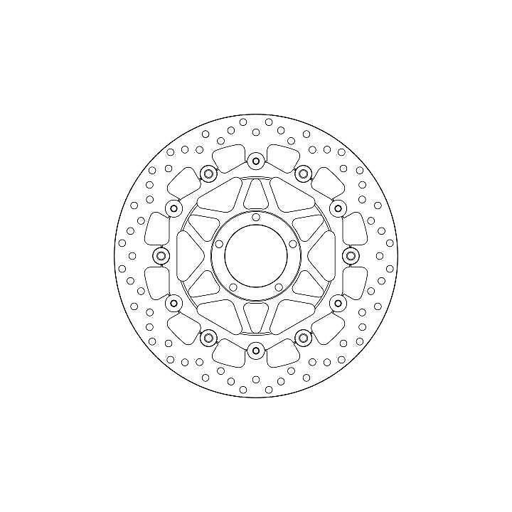 DUCATI Bremžu Diski ORO 78B40890