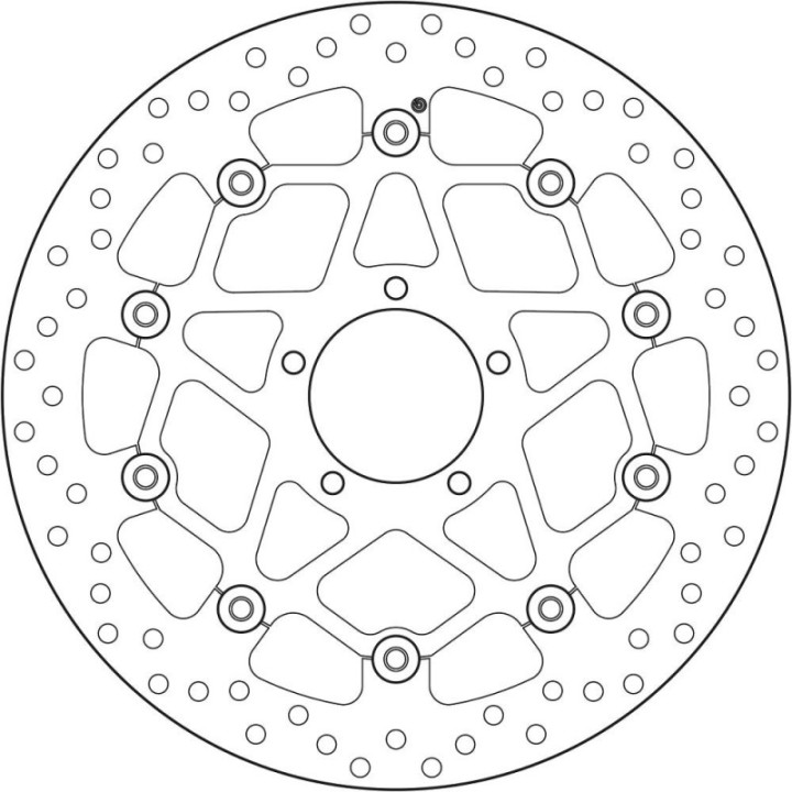 DUCATI Bremžu Diski ORO 78B408B2