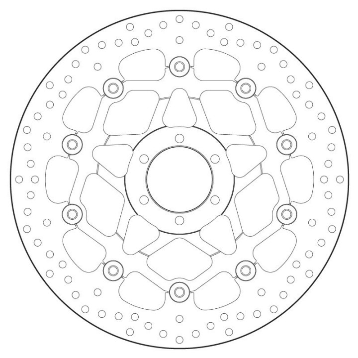 APRILIA Bremžu Diski ORO78B408B8