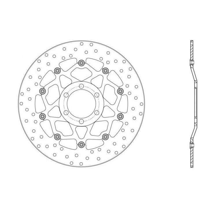 HONDA Bremžu Diski ORO78B40824
