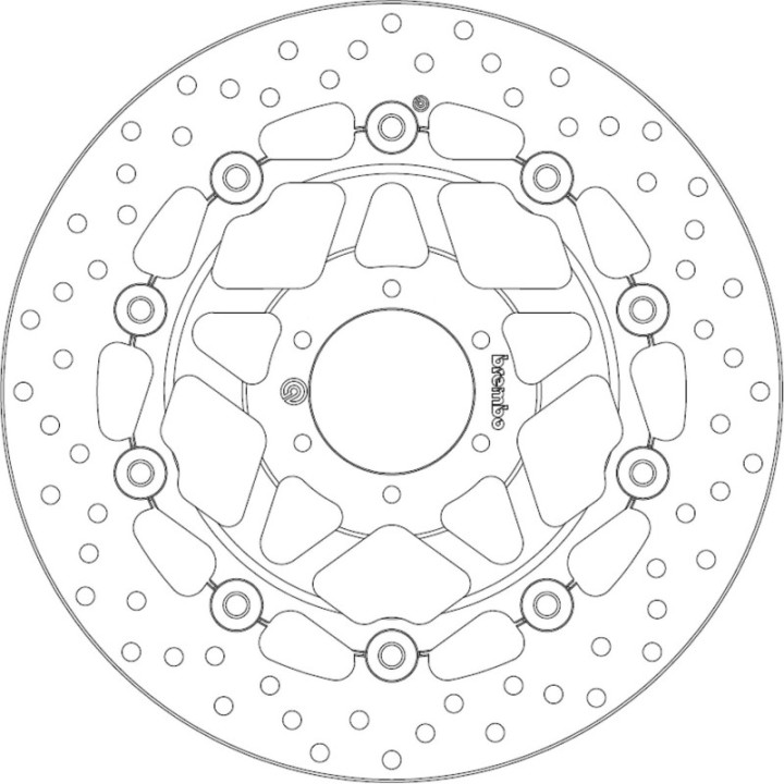 HONDA Bremžu Diski ORO78B40825