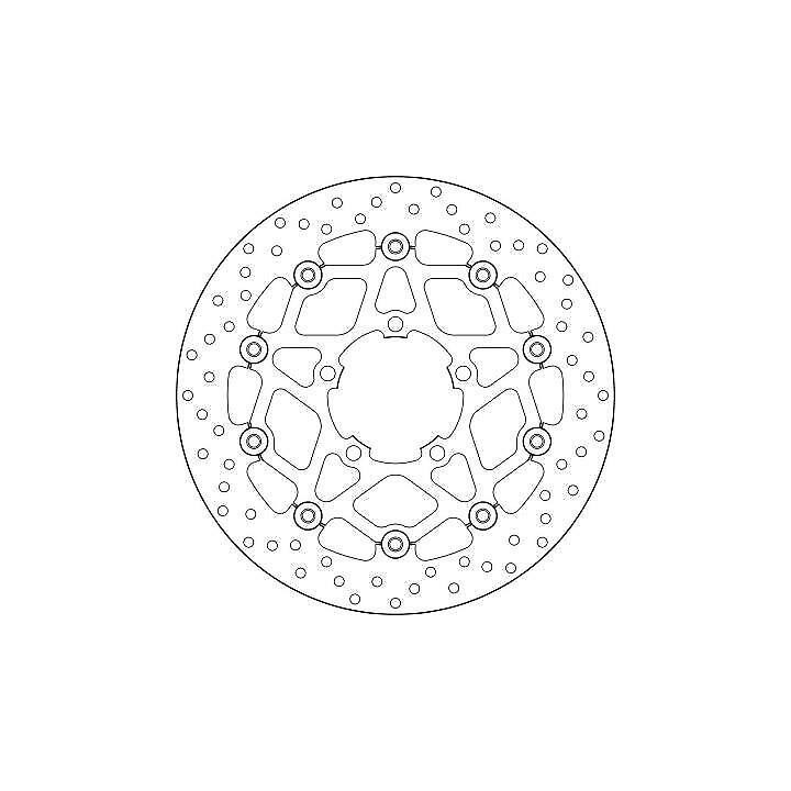 TRIUMPH Bremžu Diski ORO 78B40869