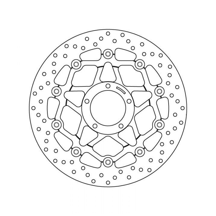 DUCATI Bremžu Diski ORO 78B40878