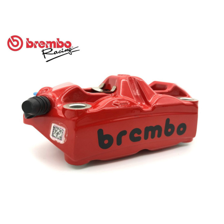 Brembo M4 100mm Bremžu Suports Sarkans/Melns Kreisā Puse