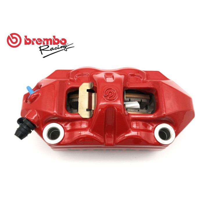 Brembo M4 100mm Brake Caliper Red/Black Left