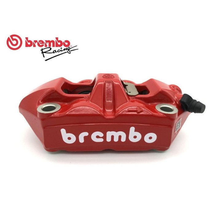 Brembo M4 100mm Brake Caliper Red/White Right