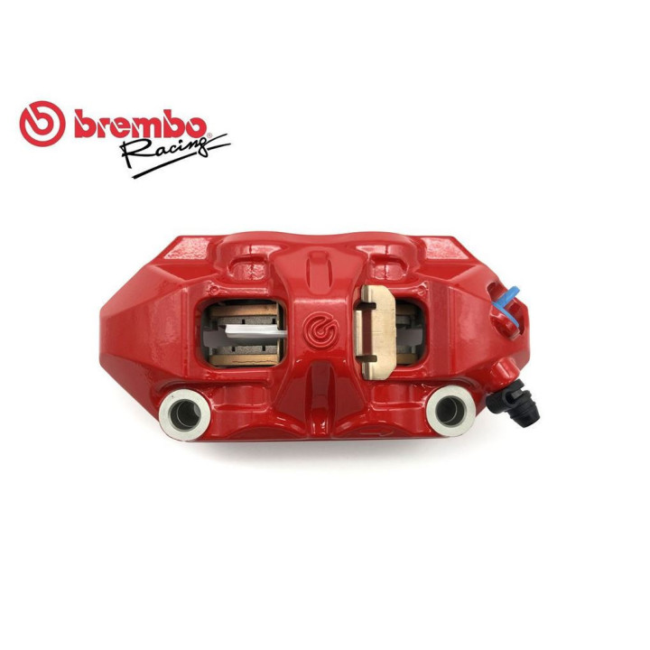 Brembo M4 100mm Brake Caliper Red/White Right