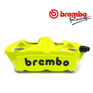 Brembo M4 100mm Bremžu Suports Dzeltens Fluo Labā Puse