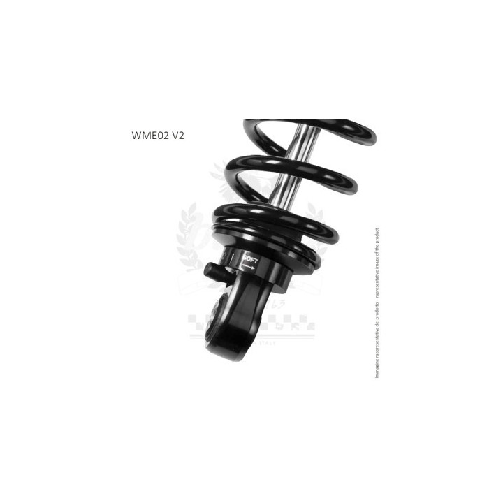 BITUBO Harley Davidson Aizmugures amortizators HD036WME22V2Garums 13"