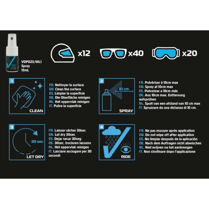 Visiodry Anti-rain Aerosol 15ml