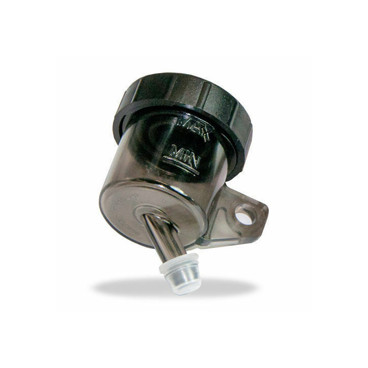 Brembo fluid reservoir 15cm3, "Smoked", 45 degree outlet