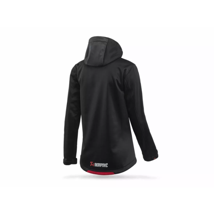 Akrapovič Corpo Softshell Jacket Black Women's 2XL