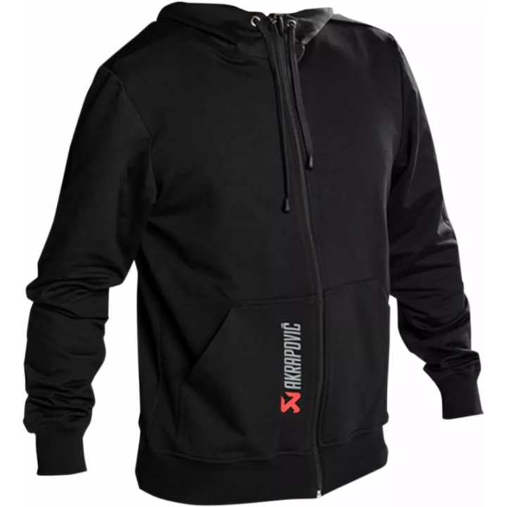 Akrapovič Džemperis Melns-Sarkans Vīriešu XL