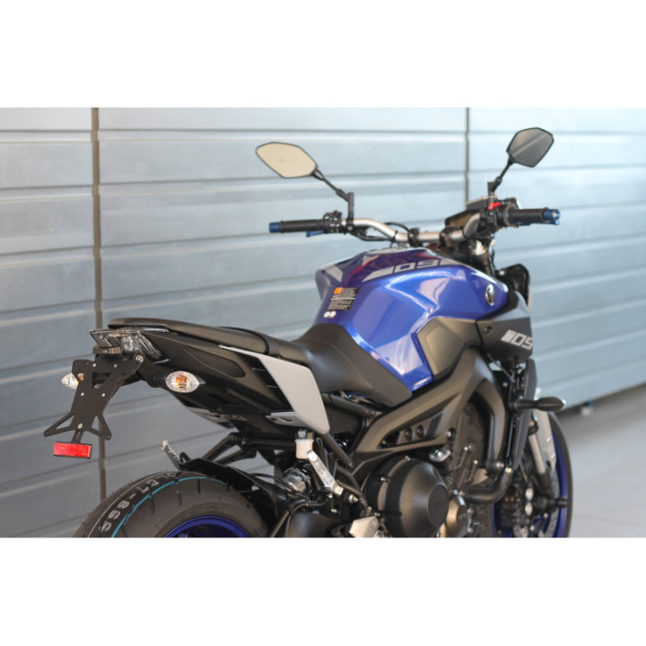 MG Biketec Mazais numura kronšteins Yamaha MT-09 900 2017-2020
