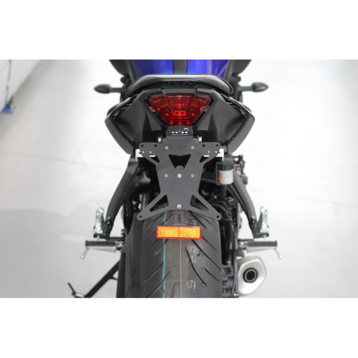 MG Biketec Mazais numura kronšteins Yamaha MT-07 700 2014-2020