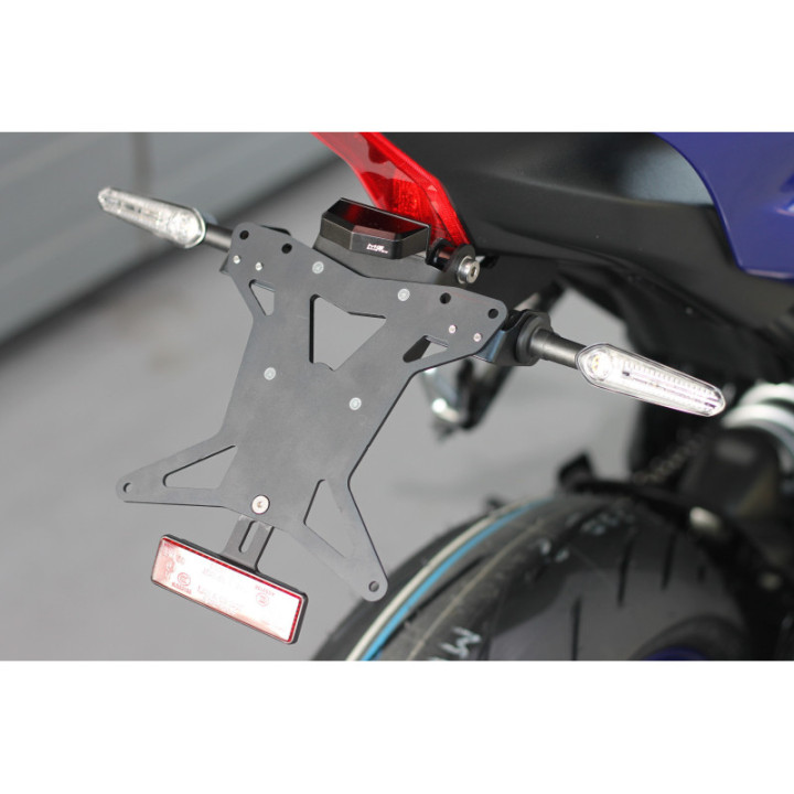 MG Biketec Mazais numura kronšteins Yamaha R7 700 2022-