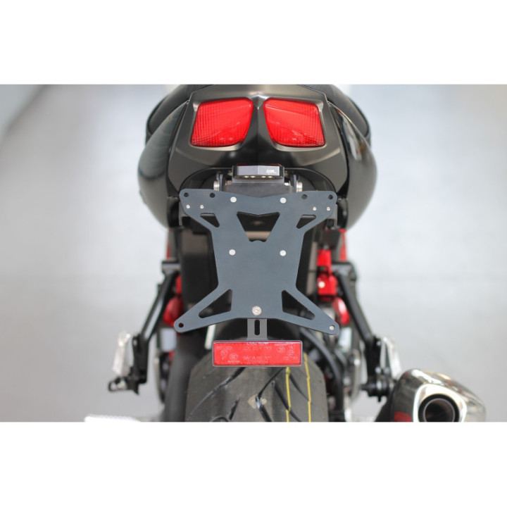 MG Biketec Mazais numura kronšteins Suzuki SV 650 2017-