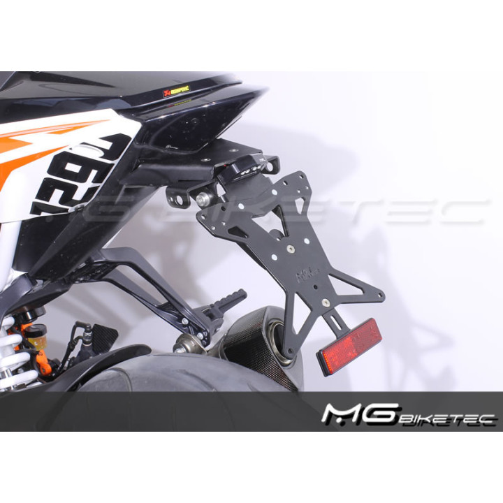 MG Biketec Mazais numura kronšteins KTM Super Duke R 1290 2014-2019