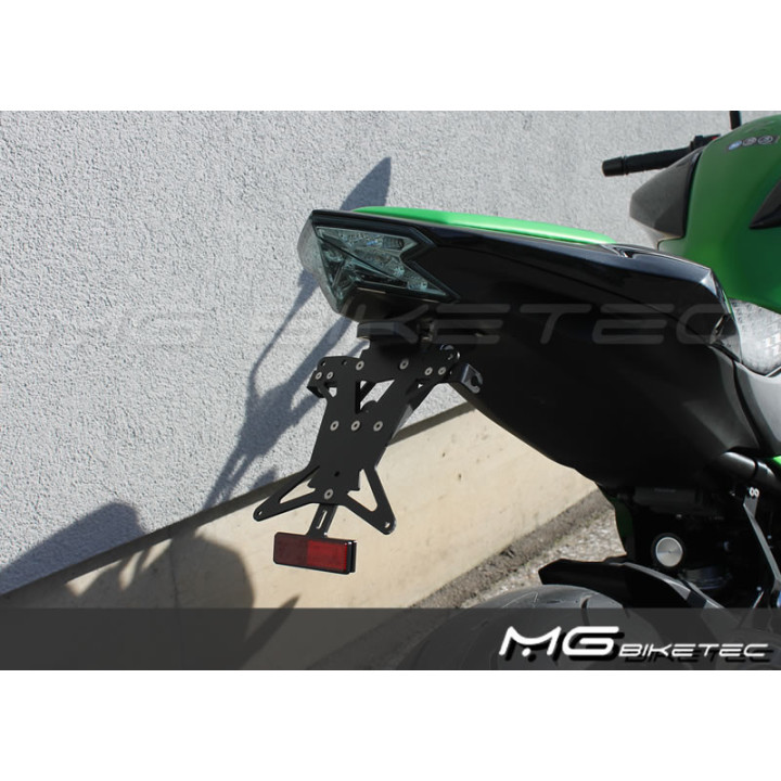 MG Biketec Mazais numura kronšteins Kawasaki Z 800 2013-2016