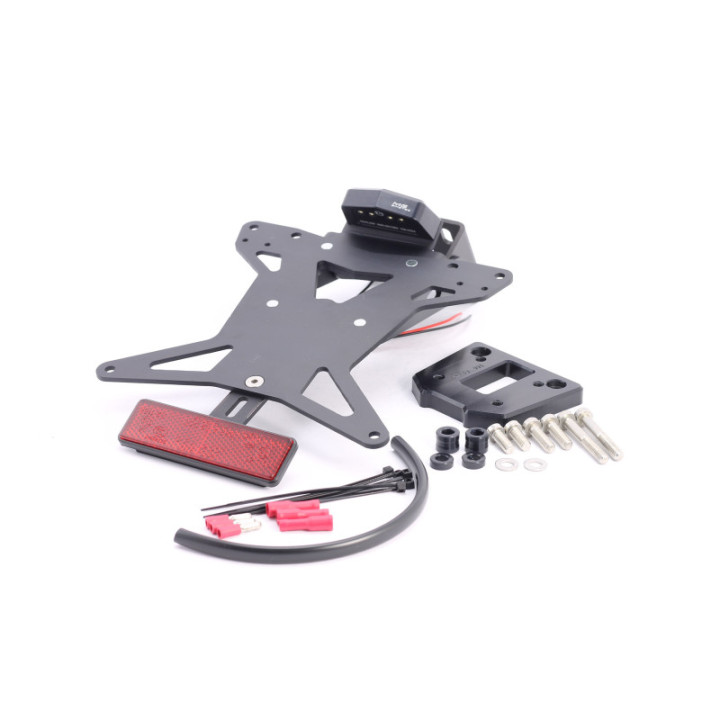 MG Biketec Mazais numura kronšteins Kawasaki Z 800 2013-2016