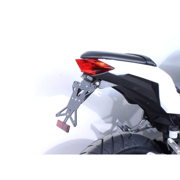 MG Biketec Mazais numura kronšteins Kawasaki Z 250 2014-2018