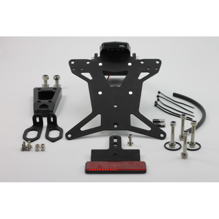 MG Biketec Mazais numura kronšteins Honda CB 750 Hornet 2021-