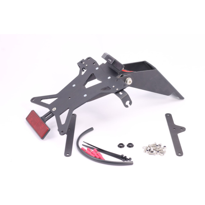 MG Biketec Mazais numura kronšteins Ducati Hypermotard 950 2019-