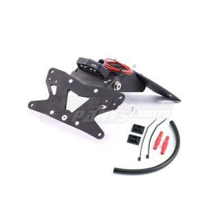 MG Biketec Mazais numura kronšteins Ducati Hypermotard 821 2013-2015