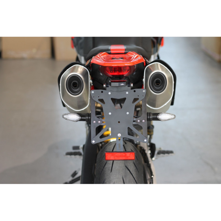 MG Biketec Mazais numura kronšteins Ducati Hyperstrada 821 2013-2015