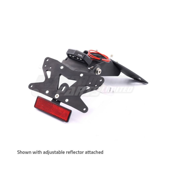 MG Biketec Mazais numura kronšteins Ducati Hyperstrada 821 2013-2015