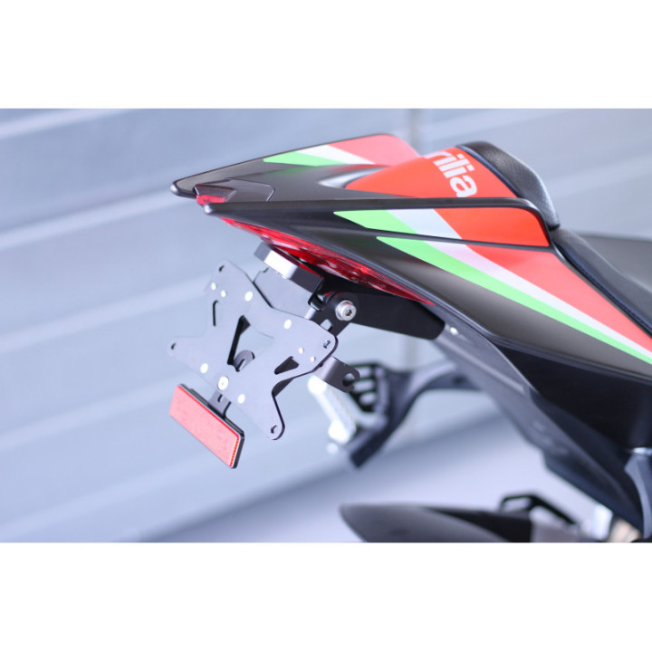 MG Biketec Mazais numura kronšteins Aprilia RSV4 1100 2019-2020