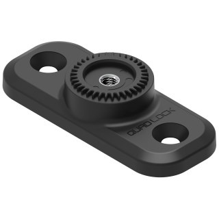 Quad Lock 360 pamatne — plakans taisnstūris ar 2 caurumiem