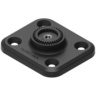 Quad Lock 360 pamatne — plakans taisnstūris ar 4 caurumiem