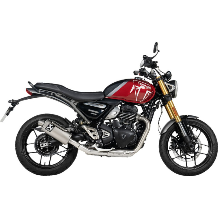 Izputējs priekš Triumph Scrambler Titanium Akrapovic S-T4SO1-HDT