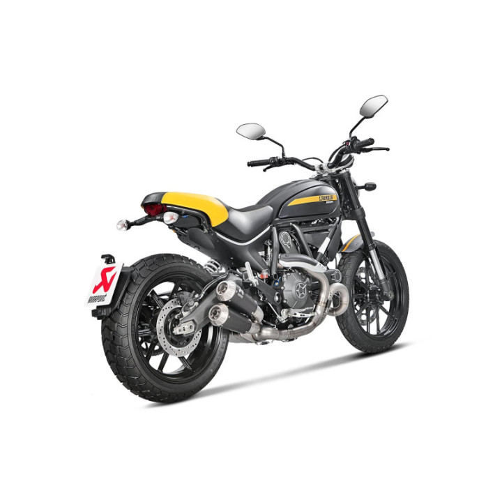 Opcionālais Kolektors priekš Ducati Scrambler Titanium Akrapovic E-D12E5
