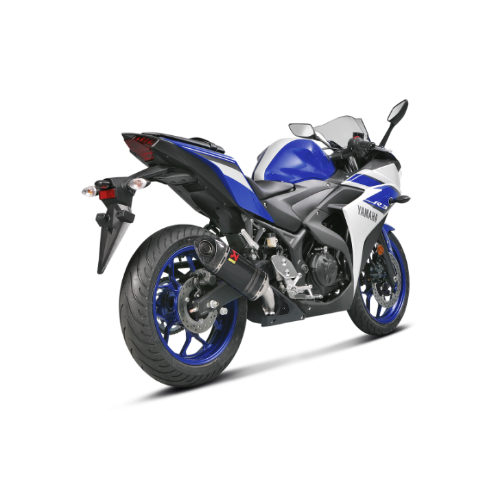 Izputējs priekš Yamaha YZF-R3 Carbon Akrapovic S-Y2SO12-HAPC