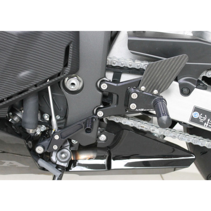 MG Biketec Rearsets Honda CBR 600 RR 600 2007-2016