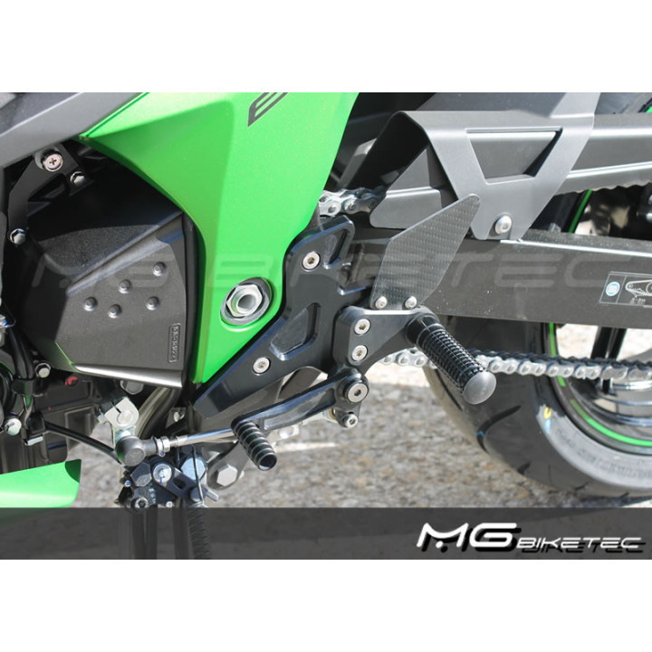 MG Biketec Rearsets Kawasaki Z 800 800 2013-2016