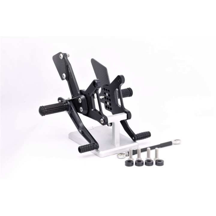 MG Biketec Rearsets Kawasaki ZX-6R 600 2007-2008