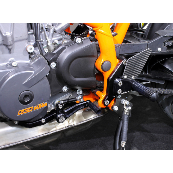MG Biketec Rearsets KTM Duke 690 2012-2015