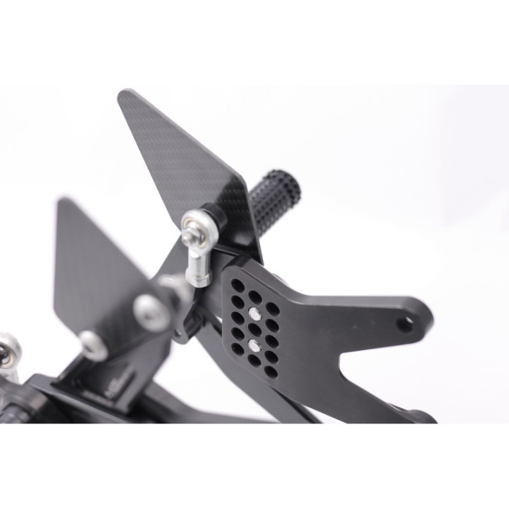 MG Biketec Rearsets Triumph Street Triple 675 2008-2012