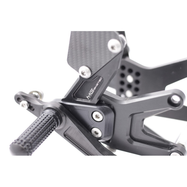 MG Biketec Rearsets Triumph Street Triple 675 2008-2012