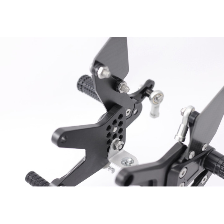 MG Biketec Rearsets Triumph Street Triple 675 2008-2012