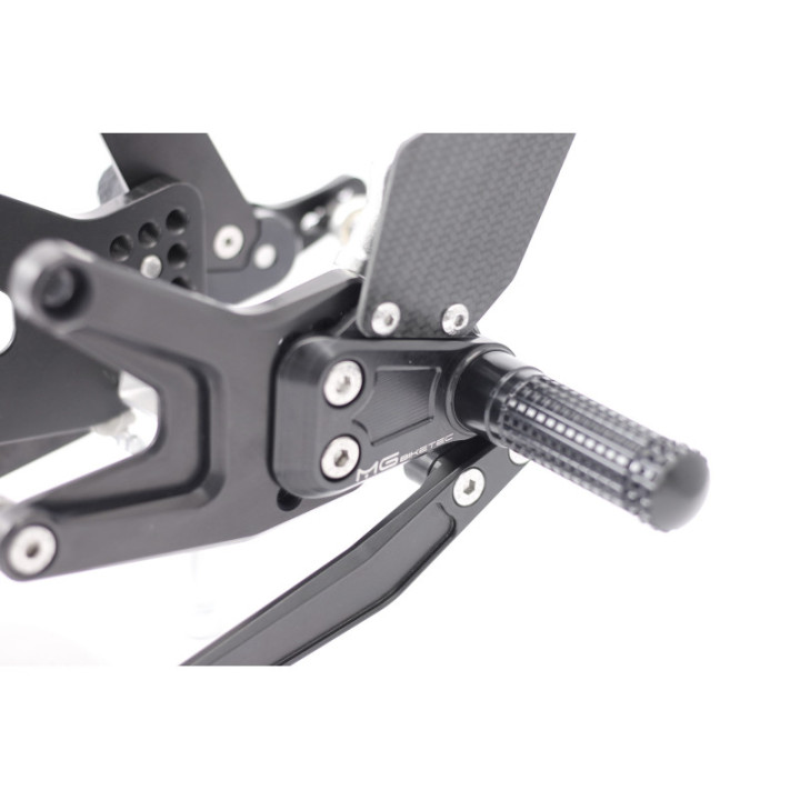 MG Biketec Rearsets Triumph Street Triple 675 2008-2012