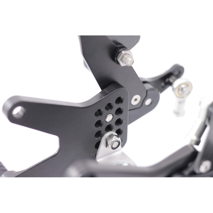 MG Biketec Rearsets Triumph Street Triple 675 2008-2012