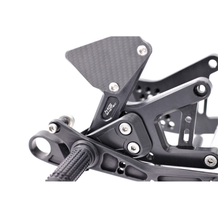 MG Biketec Rearsets Yamaha YZF-R6 600 2006-2016