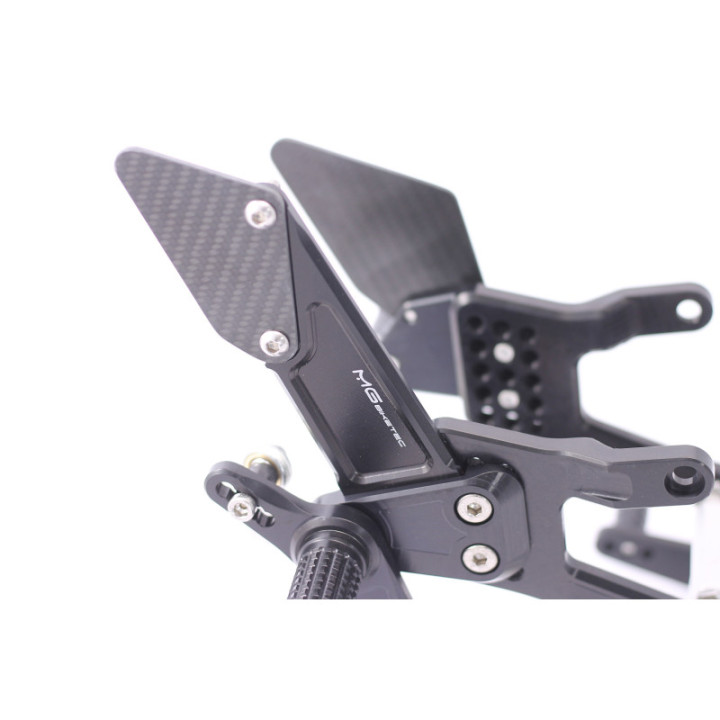 MG Biketec Rearsets Yamaha YZF-R1 1000 2009-2014