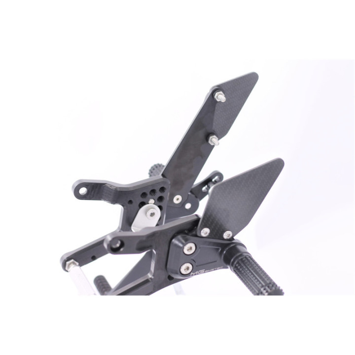 MG Biketec Rearsets Yamaha YZF-R1 1000 2009-2014